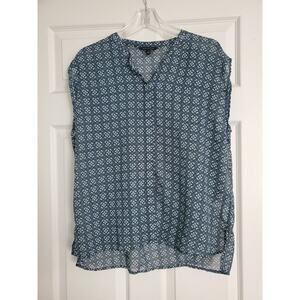 Banana Republic Blouse Women, Sheer, Sleeveless, Size S Summer, Lightweight